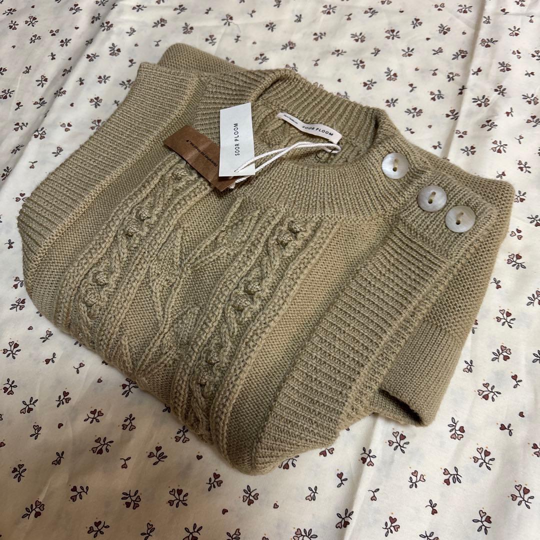 SOOR PLOOMノースリーブ ニットワンピース8y