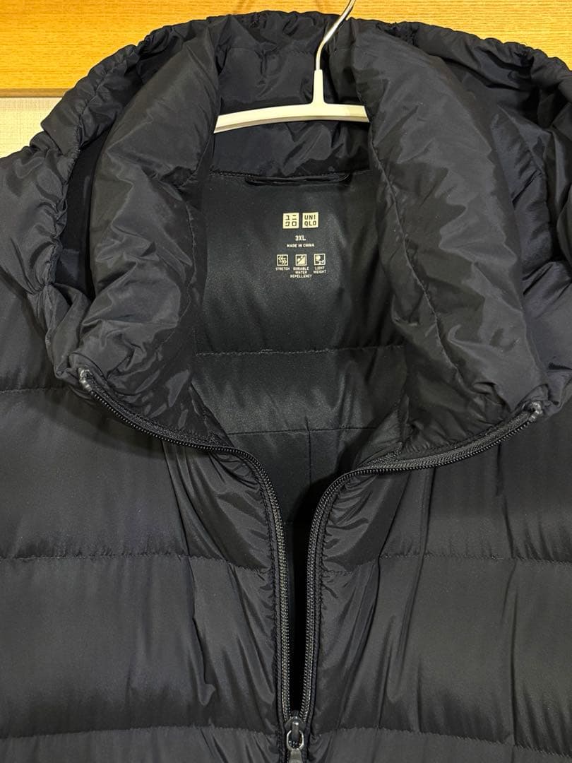 新品タグ付 ユニクロ ウルトラライトダウン ロングコート ネイビー 3XL