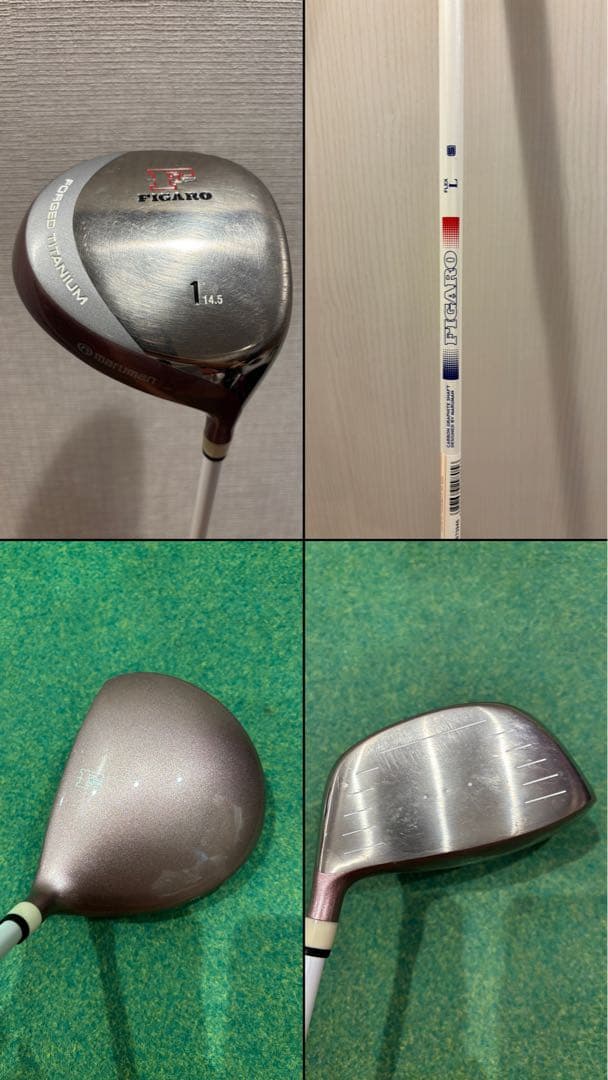 初心者お勧めレディースゴルフクラブセット7本☆ FIGAROフィガロ☆アディダス