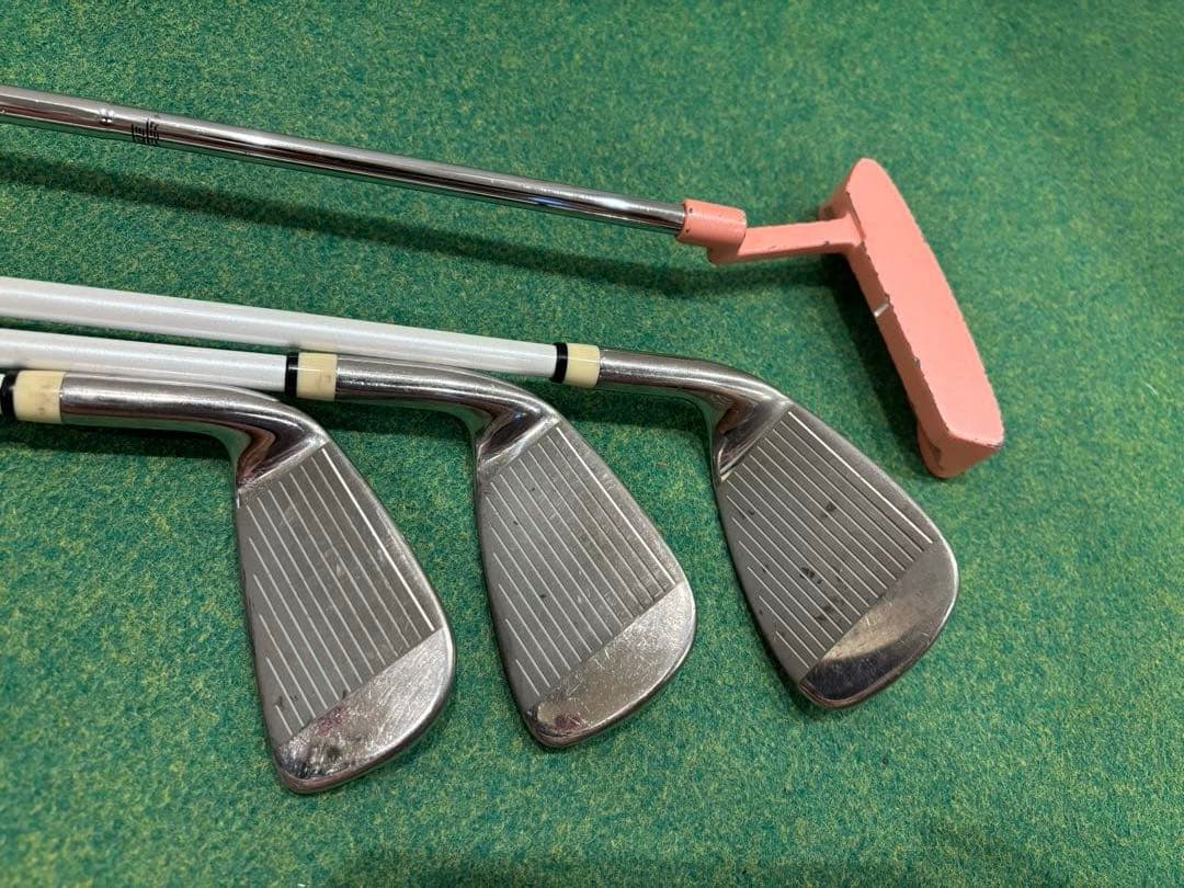 初心者お勧めレディースゴルフクラブセット7本☆ FIGAROフィガロ☆アディダス