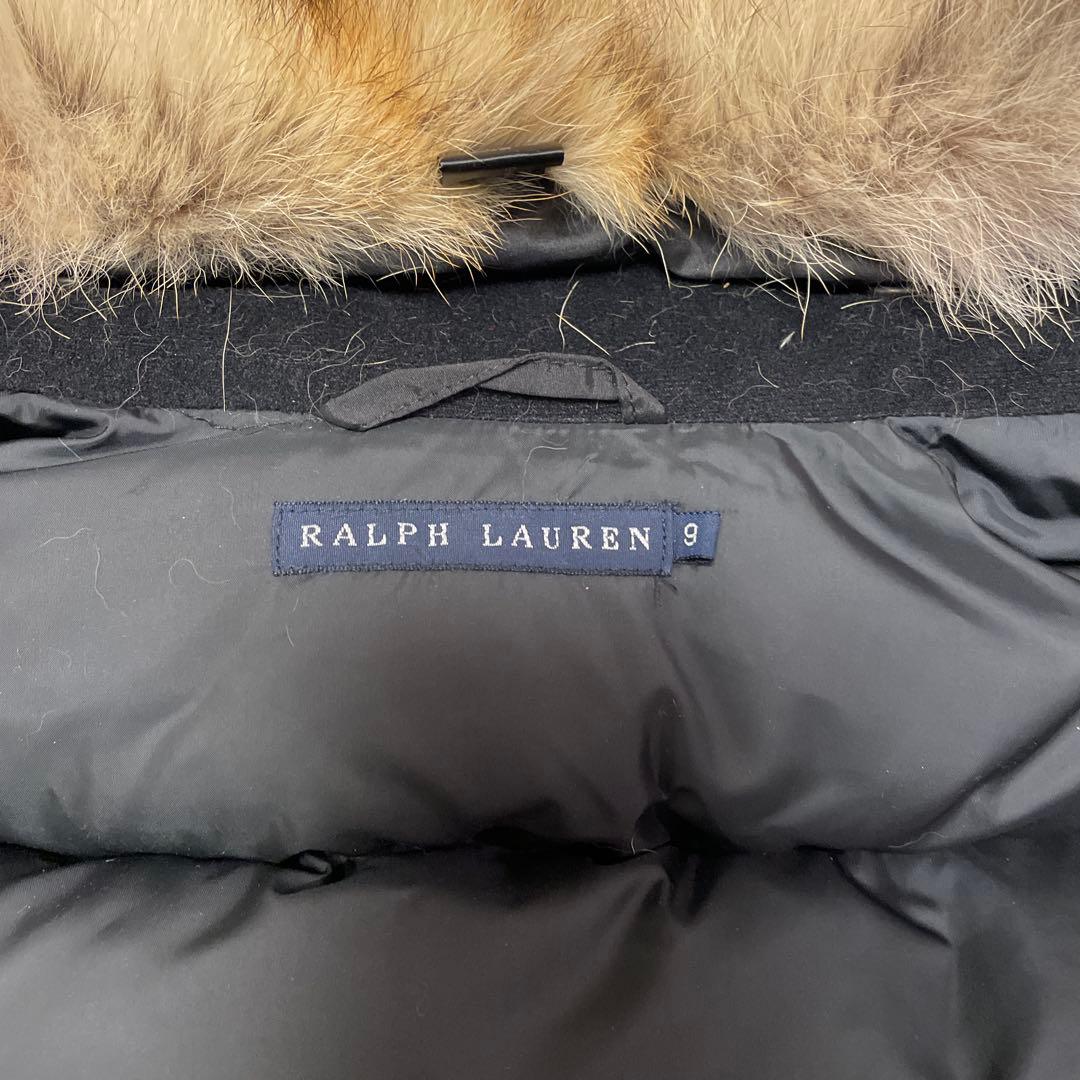 ラルフローレンファー付きダウンベスト サイズ9 ファー取り外し可能