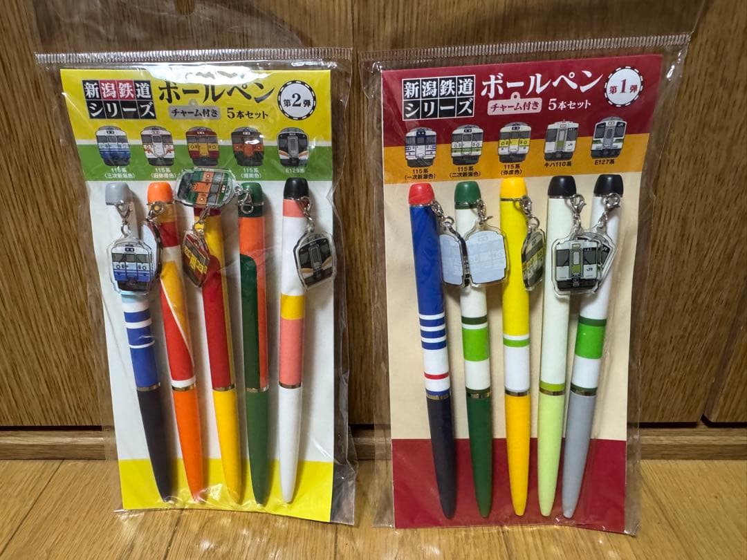 新潟鉄道シリーズ クリアファイル,ボールペンセット