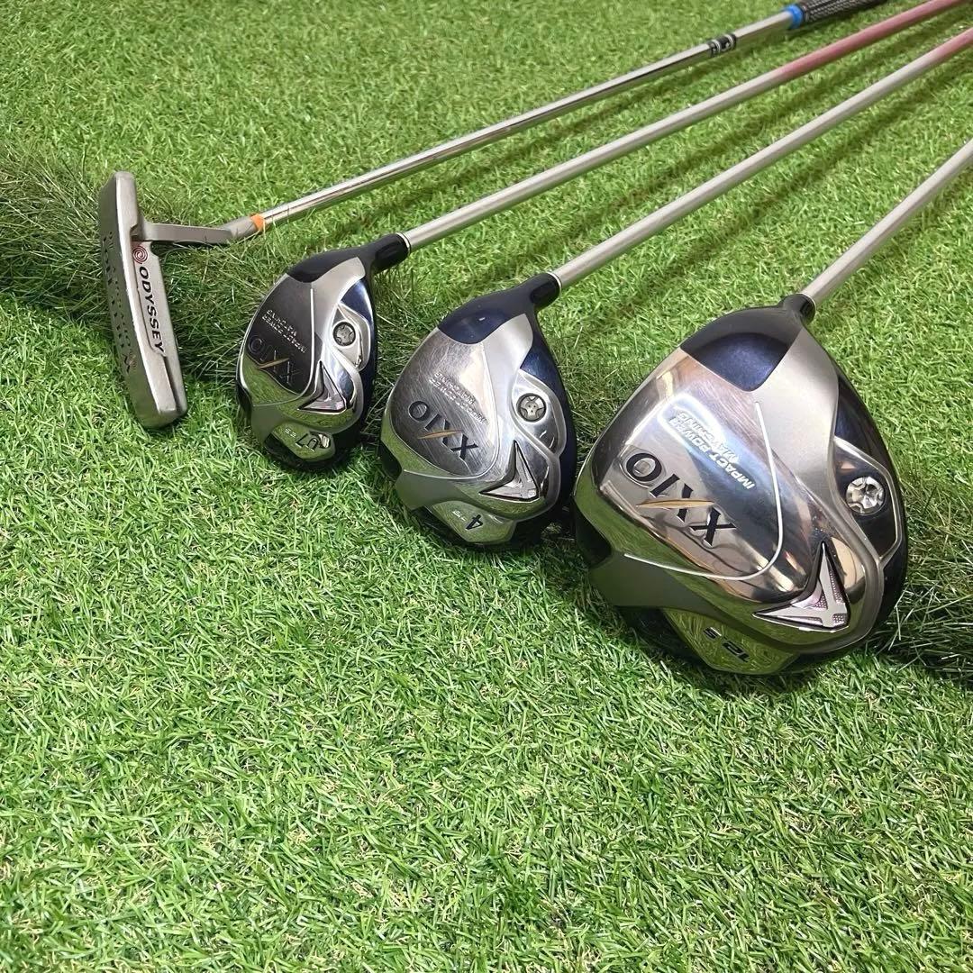 XXIO ODYSSEY バーバリーゴルフ他 レディースゴルフクラブ8本セット