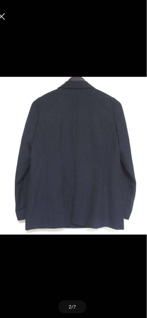 美品 Demi-Luxe BEAMS ドライギャバジャケット 36ネイビー