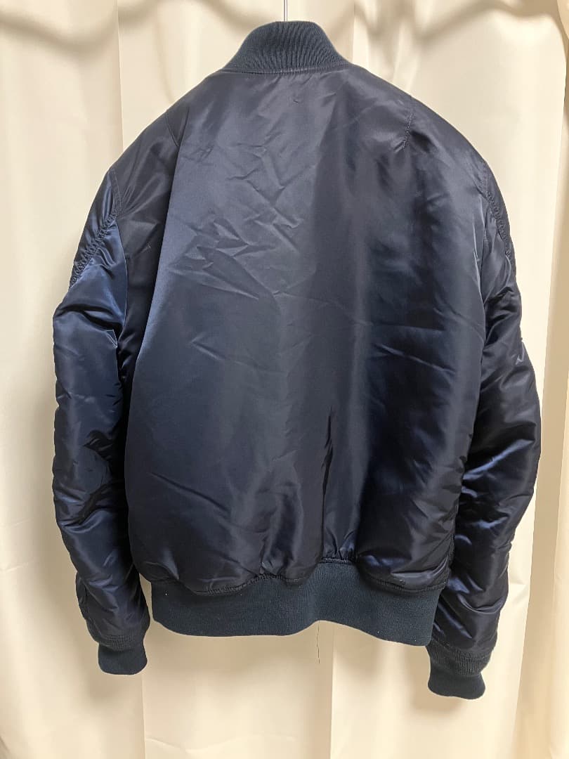 ALPHA INDUSTRIES MA-1 SLIM FIT ネイビー L