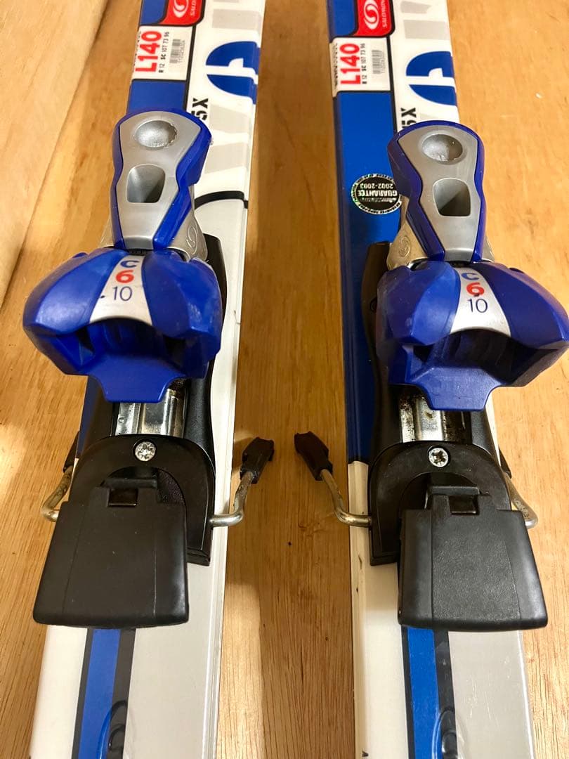 SALOMON スキーセット サロモン ストック付 140cm 送料無料！