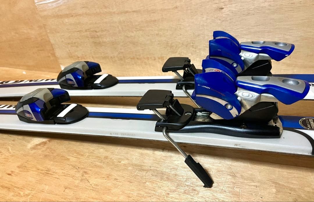 SALOMON スキーセット サロモン ストック付 140cm 送料無料！