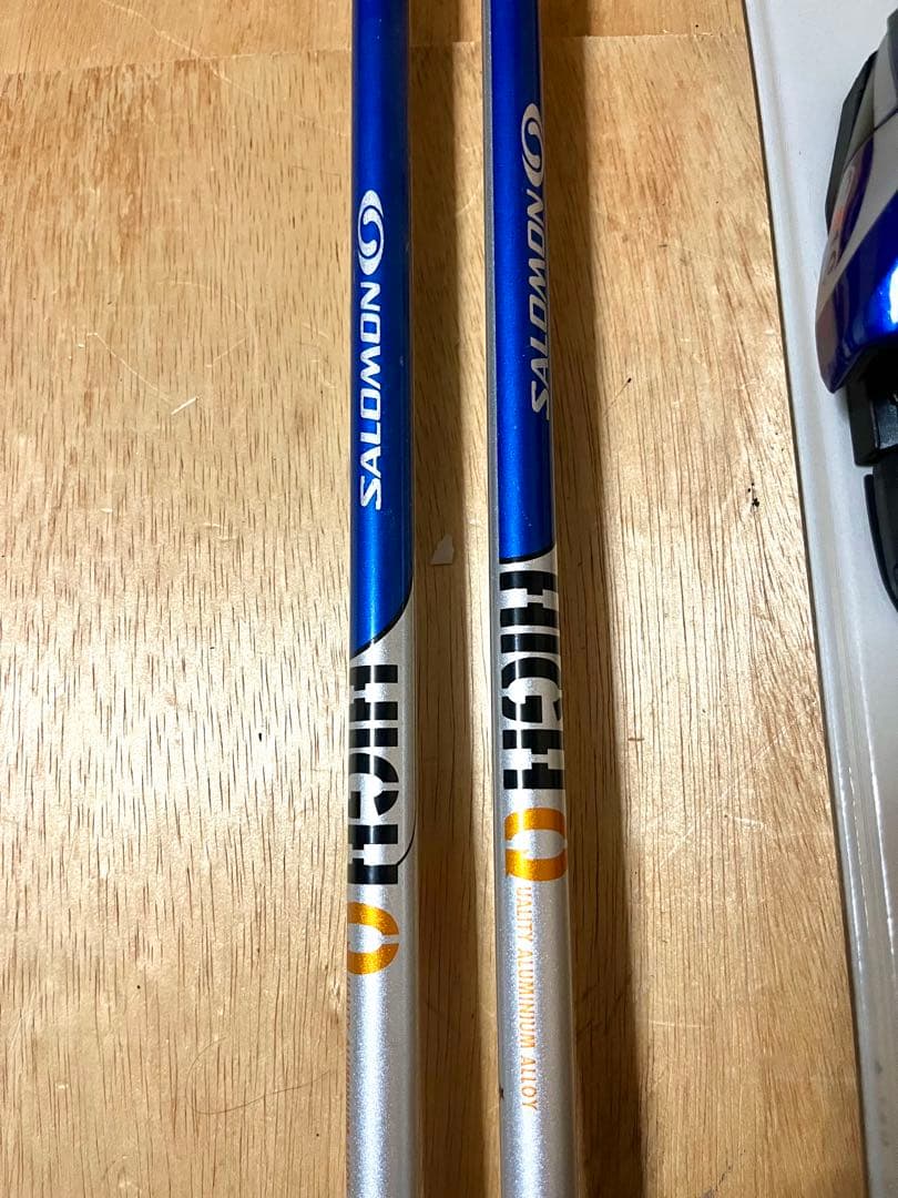 SALOMON スキーセット サロモン ストック付 140cm 送料無料！