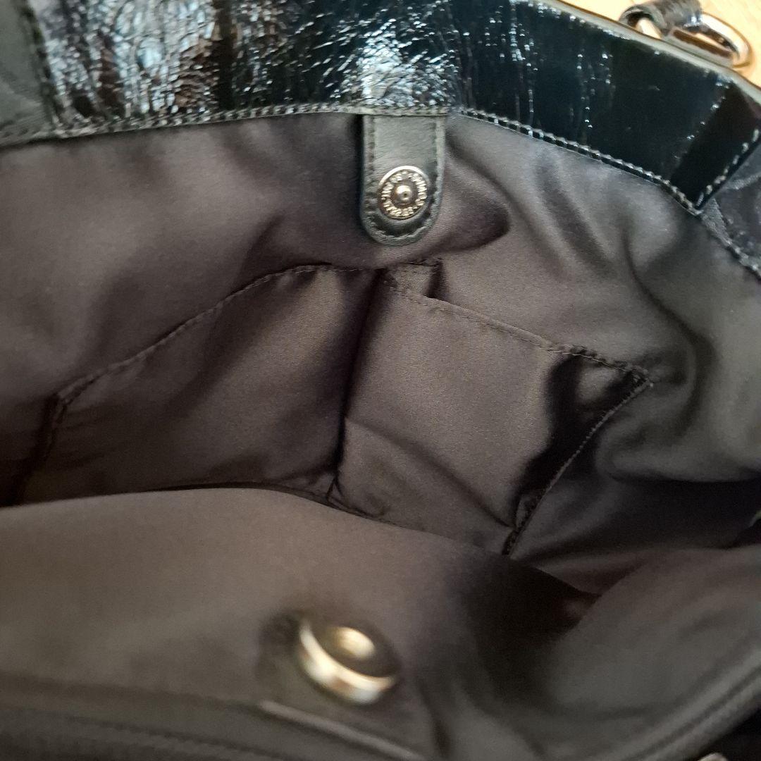 COACH　2WAYバッグ　ブラック