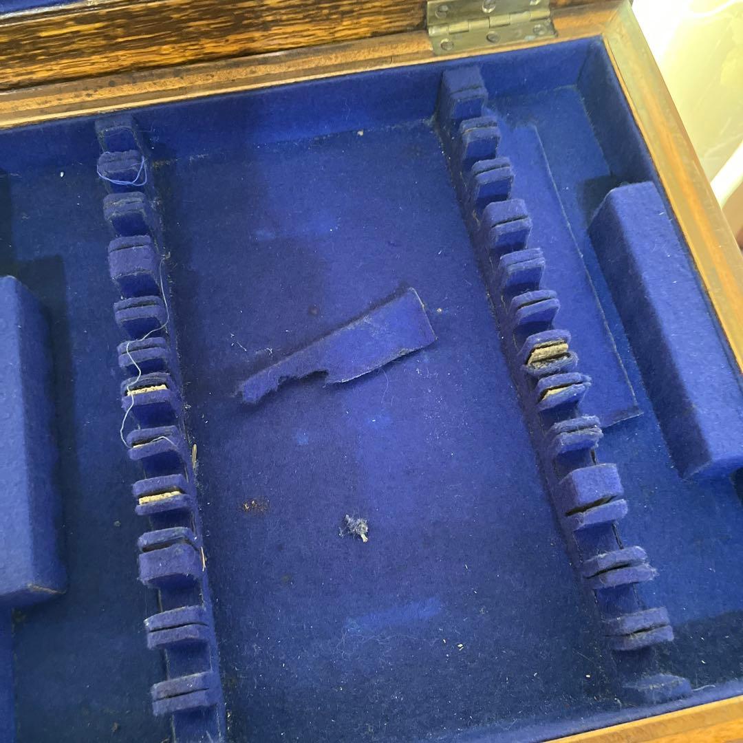 アンティーク　カトラリーケース　コンソールテーブル　ミニチェスト