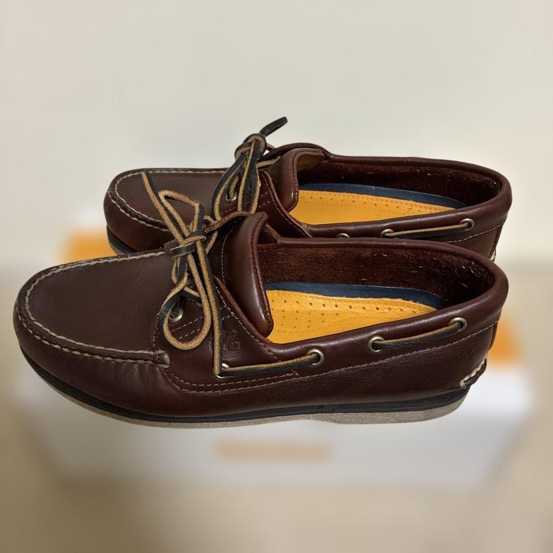 Timberland 2eye ブラウン　26.5 美品