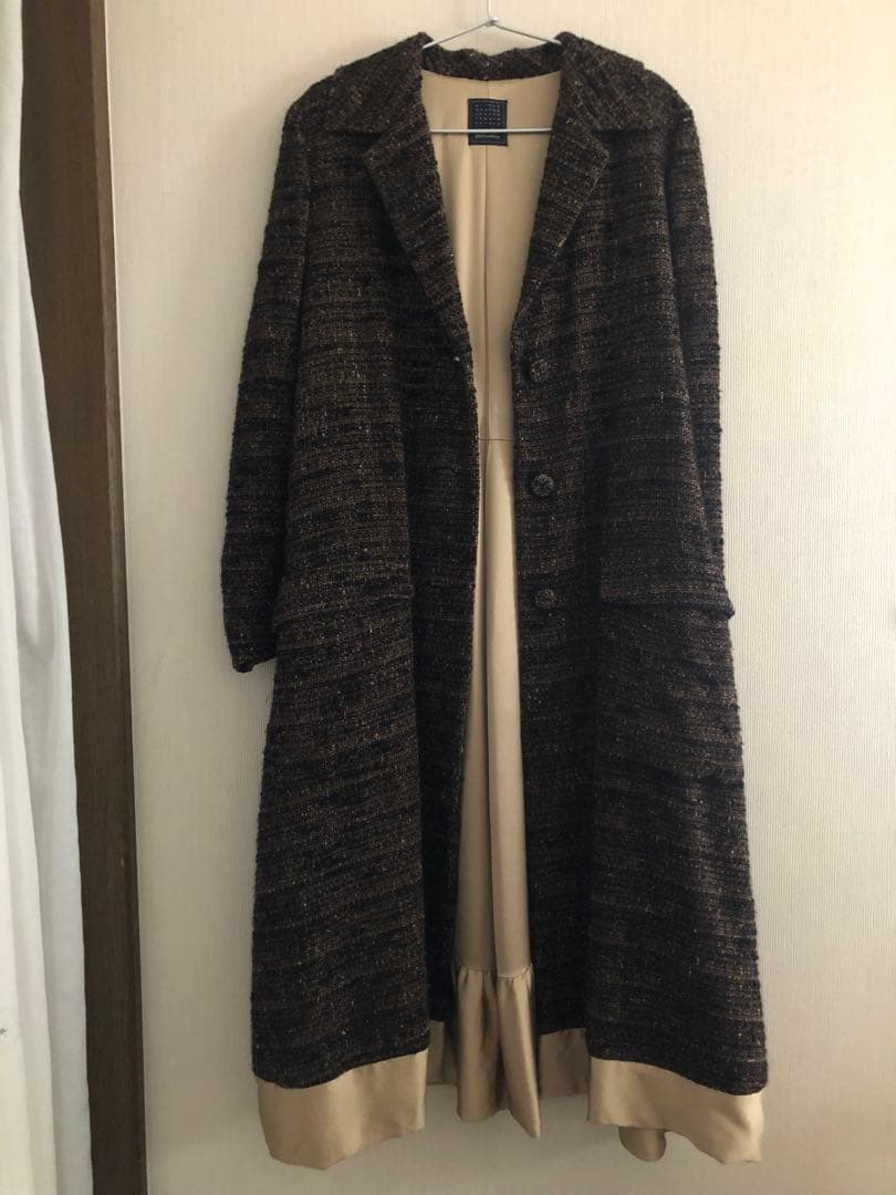 専用　mina perhonen ツイード ロングコート
