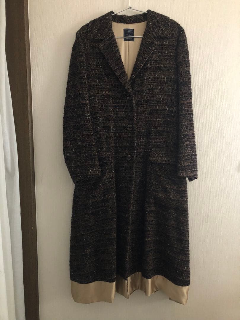専用　mina perhonen ツイード ロングコート