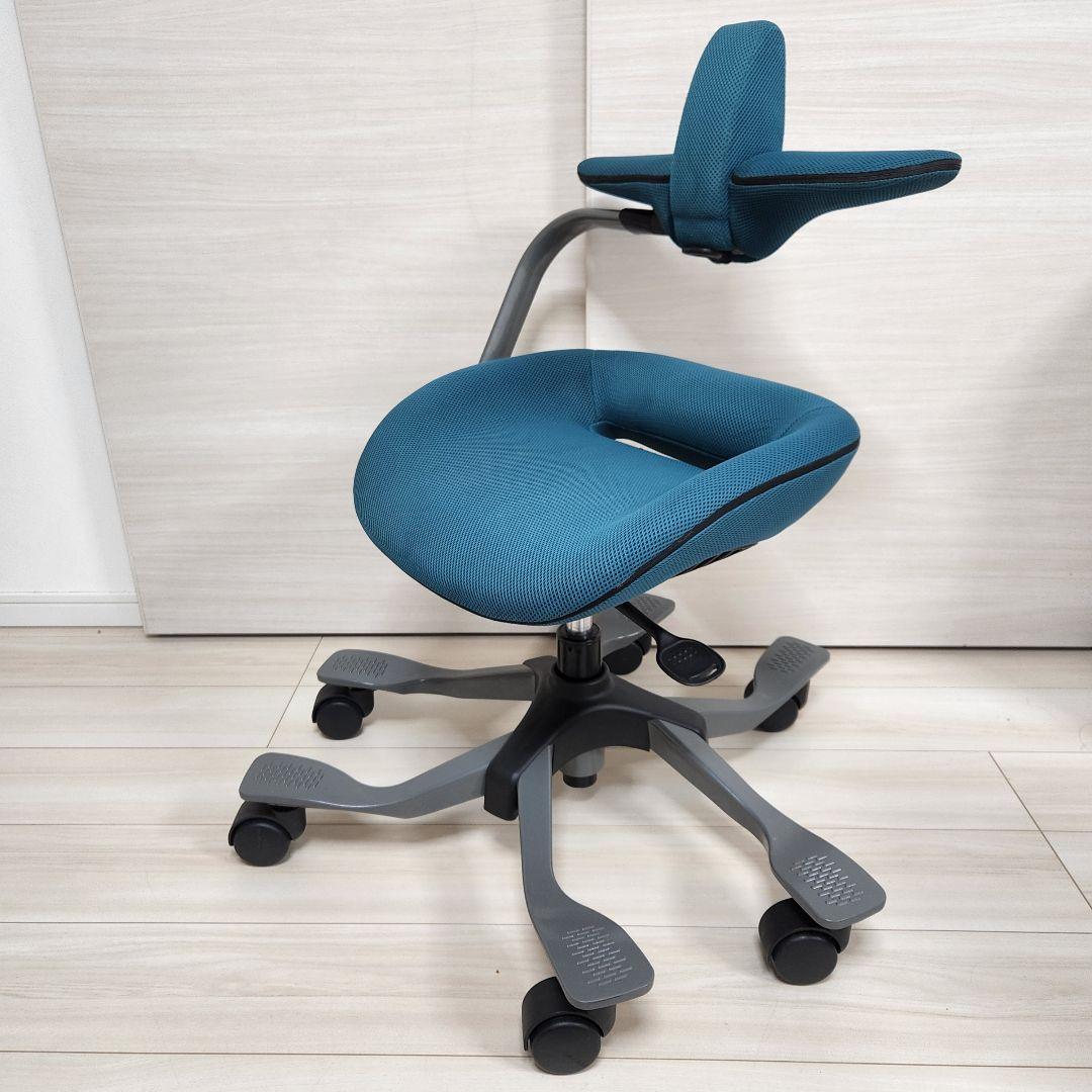 iPole5 ウリドゥルチェア ブルー　姿勢矯正