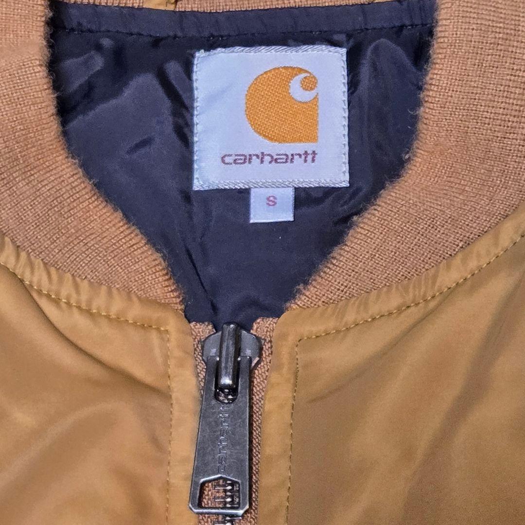 極美品　おしゃれ　カーハート　M相当　MA-1 フライトジャケット　キャメル