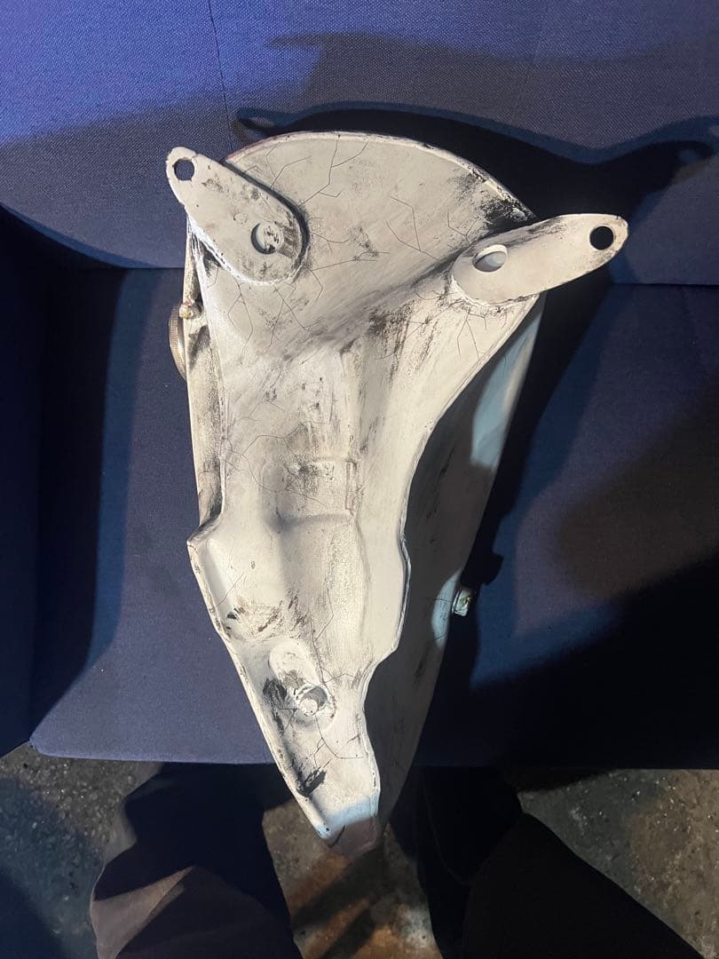 ハーレー タンク エイジング塗装 分割タンク