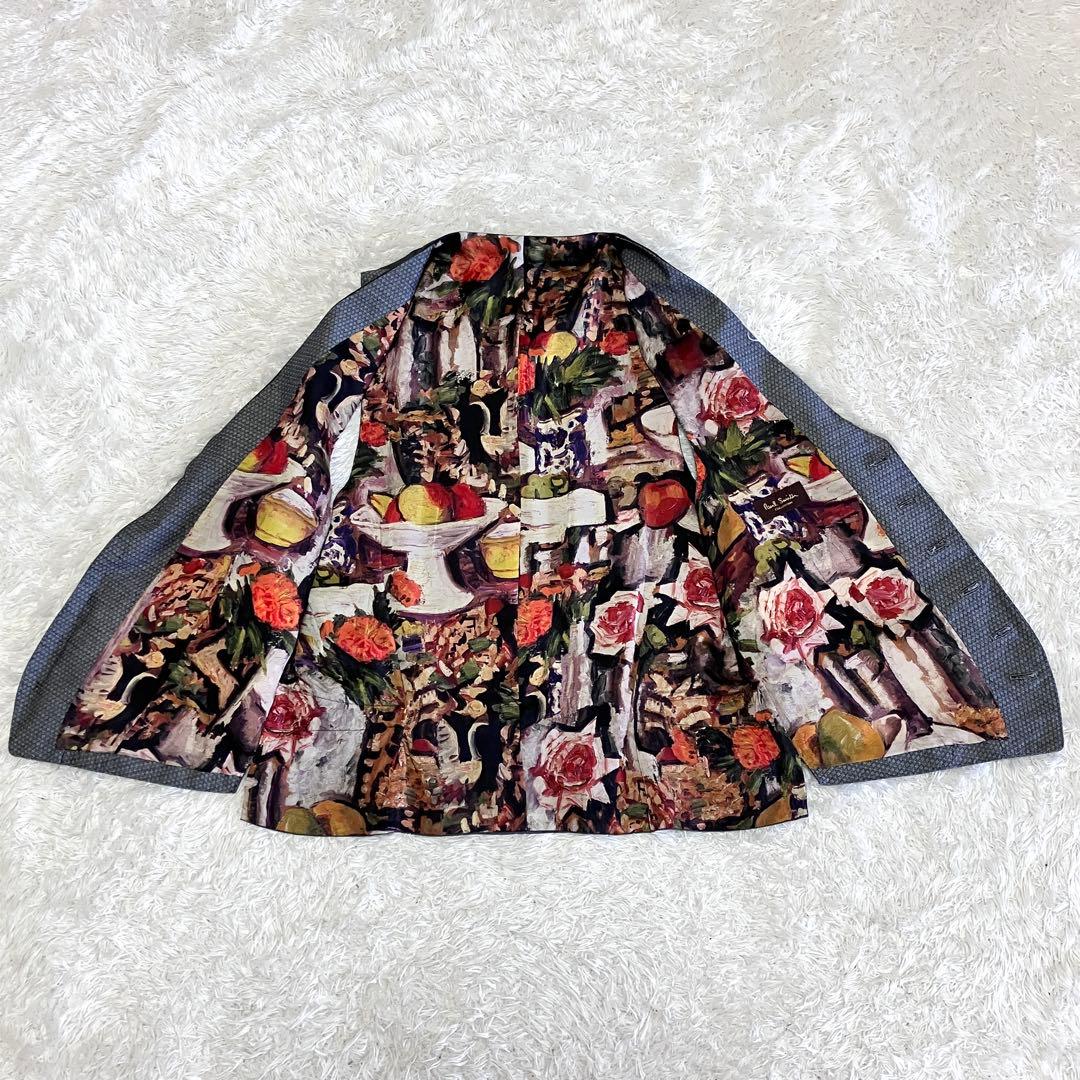 美品 ポールスミス コレクション スリーピース セットアップ スーツ 花柄 M
