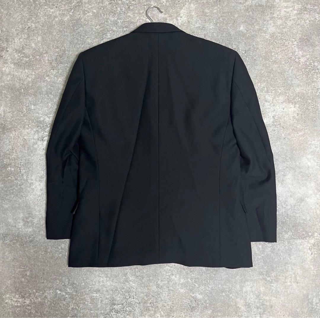 【vintage】セットアップ ダブルスーツ ブラック　成人式 ピンズ　ネクタイ