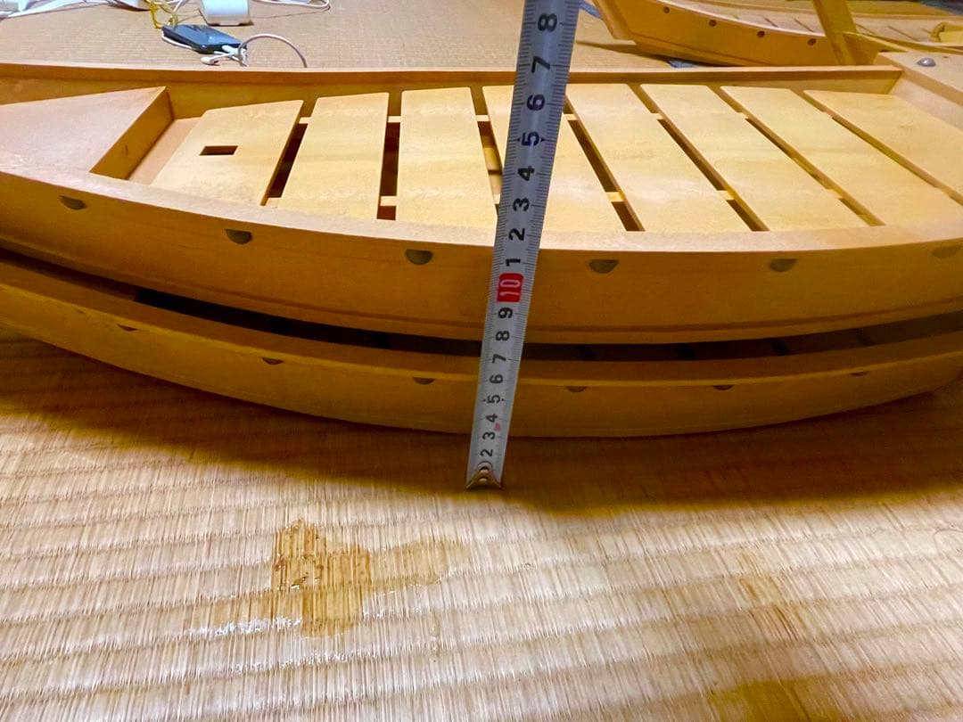 舟盛　舟盛り　刺身盛り付け　和食　料亭　宴会　2点セット