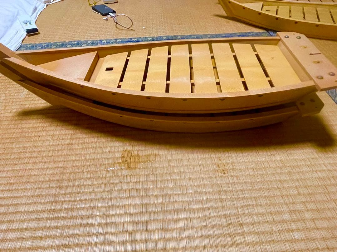 舟盛　舟盛り　刺身盛り付け　和食　料亭　宴会　2点セット