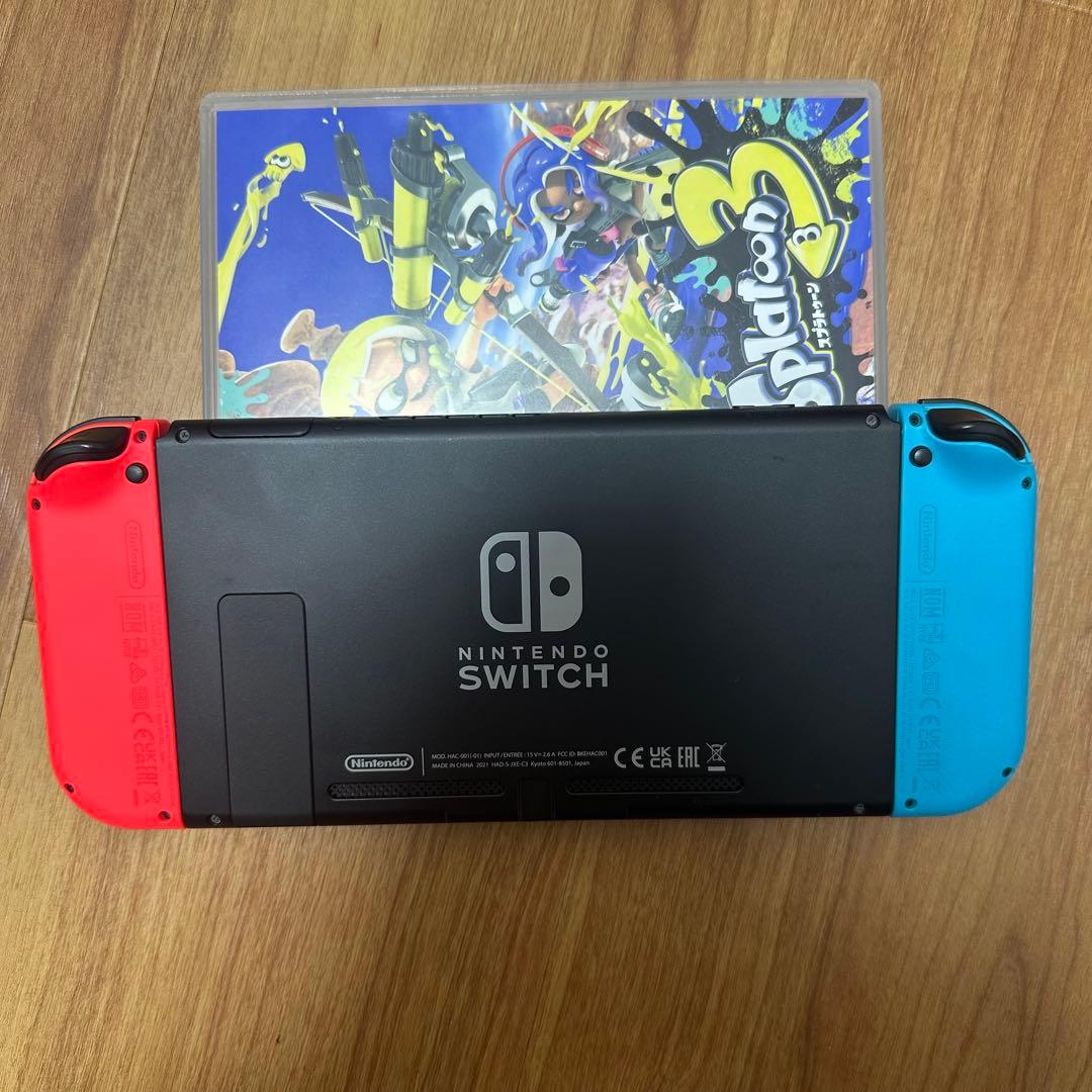 Switch新型＋スプラ3セット 外箱あり 美品