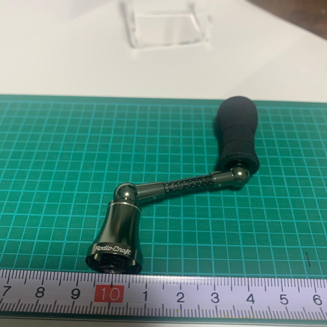 ロデオクラフト　ＲＣカーボンスピニングハンドル ノブ　ダイワ用　超美品　リール