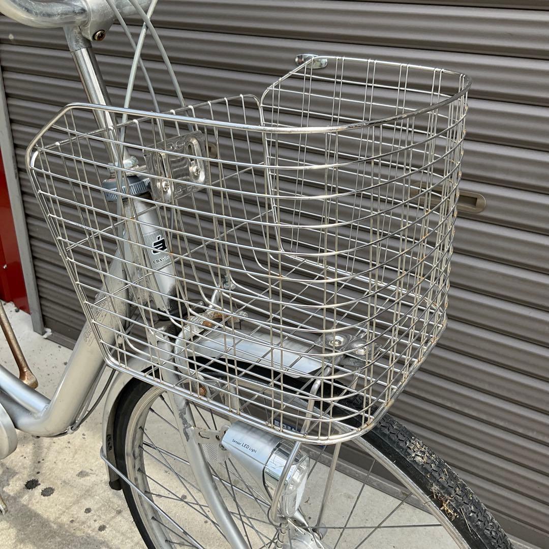 ママチャリ 26インチ オートライト カゴ ペダル 身長140~175cm程度