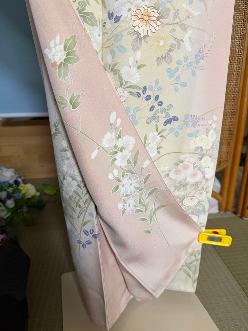 訪問着フルセット　トールサイズ　暈し染め　　　四季の花