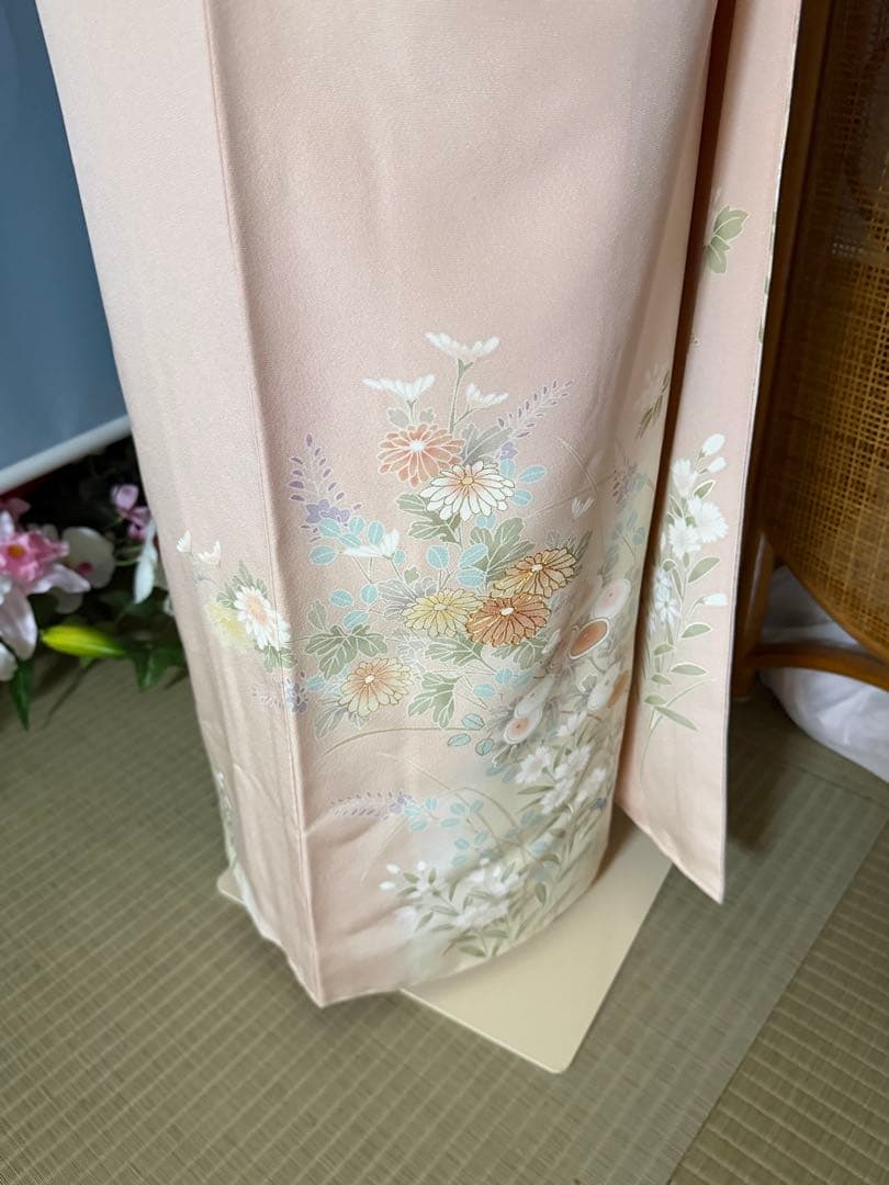 訪問着フルセット　トールサイズ　暈し染め　　　四季の花