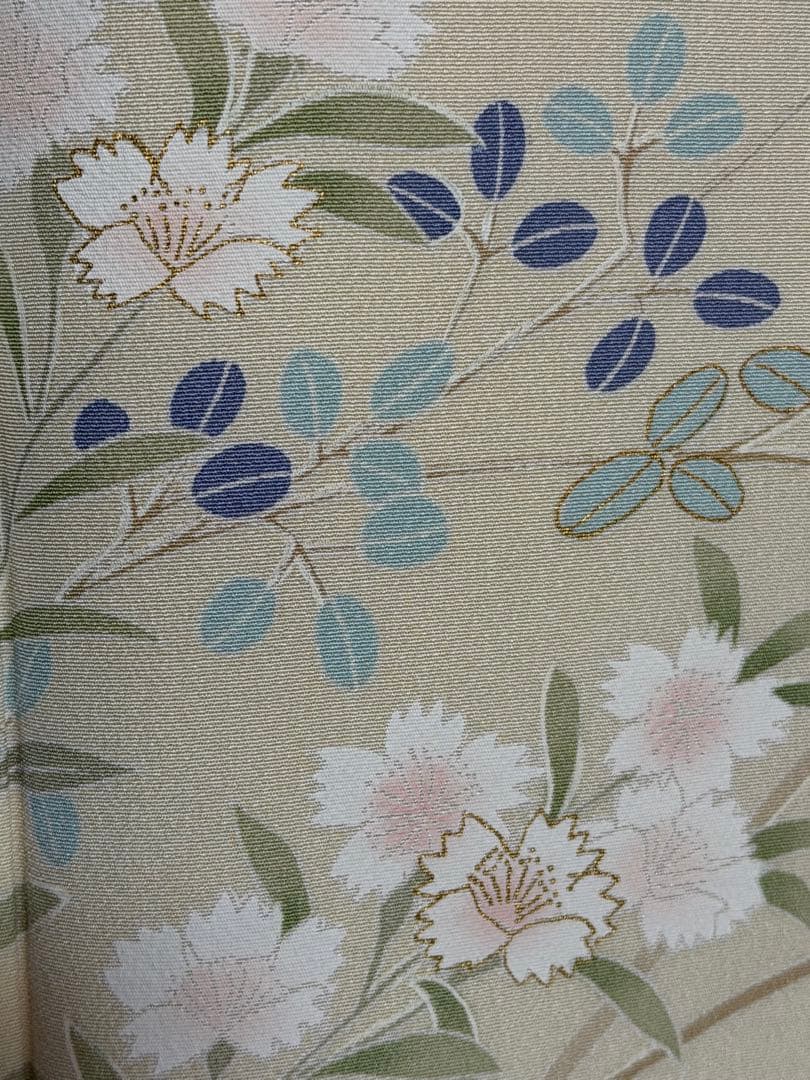 訪問着フルセット　トールサイズ　暈し染め　　　四季の花