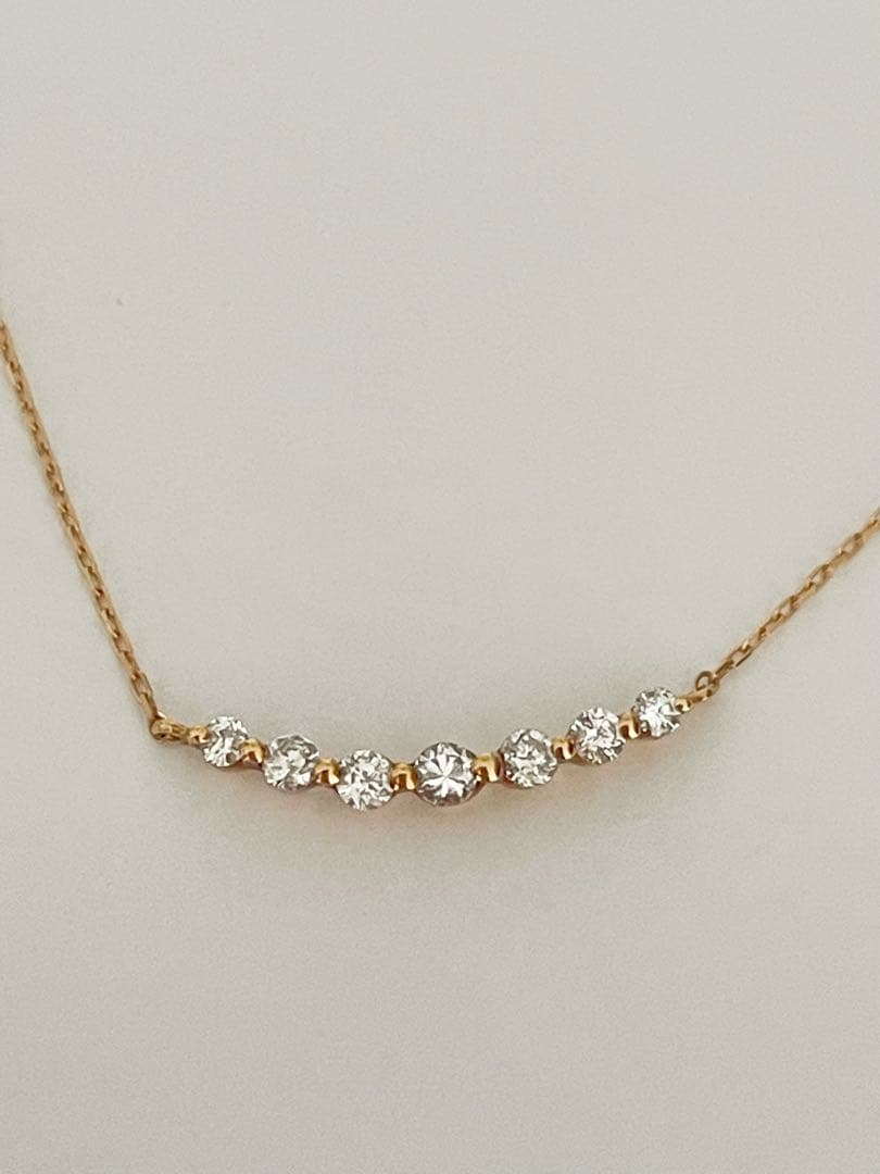 k18ダイヤモンド　ネックレス