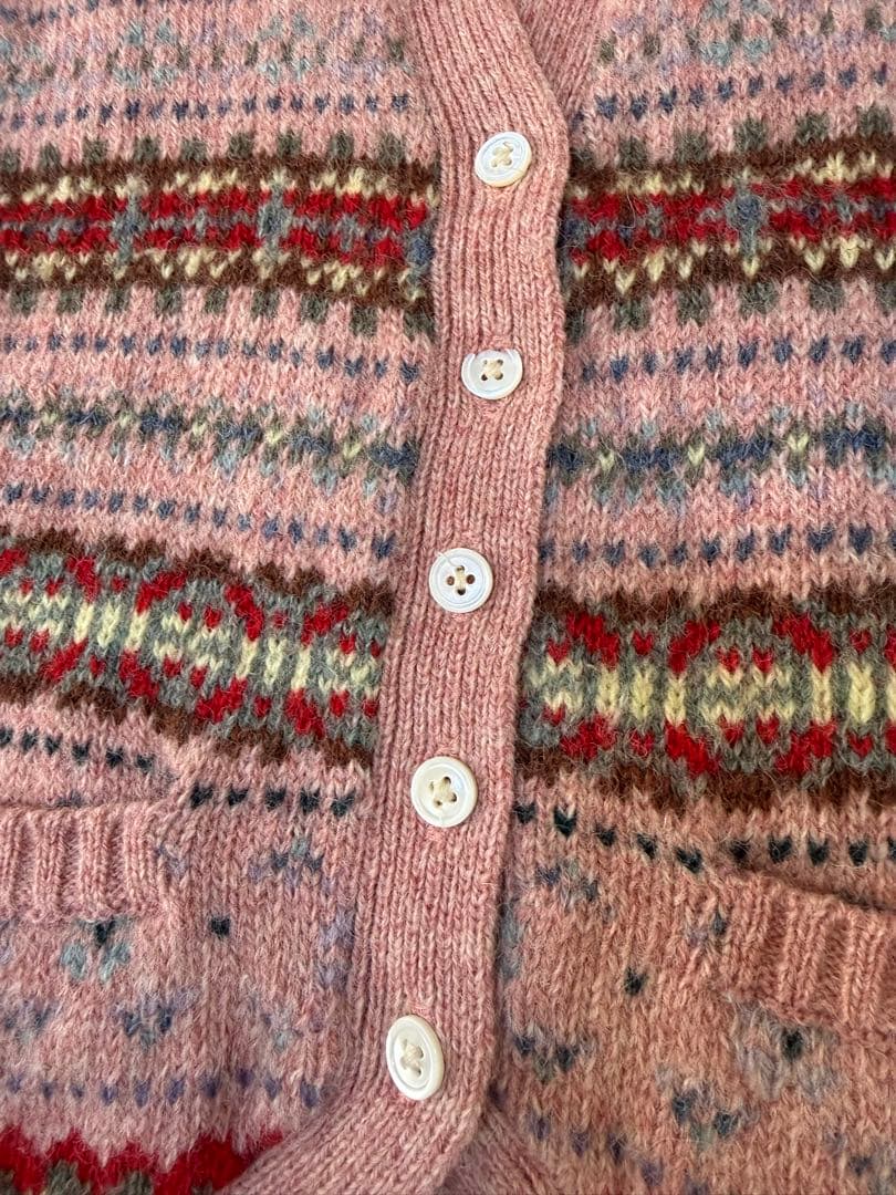 D16 Ralph Lauren ノルディック柄ニットベスト M