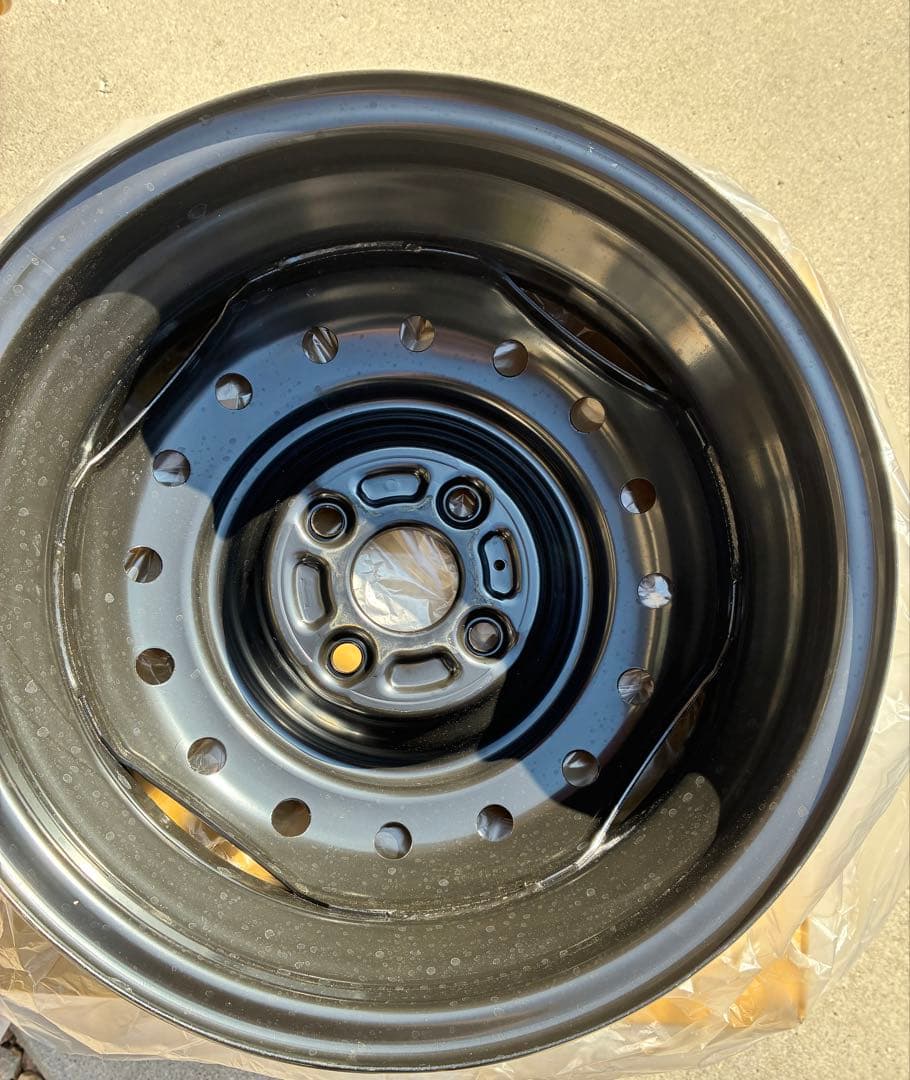 スズキ純正ホイール4本　スペーシア新車外し　スチール　鉄チン　テッチン14インチ