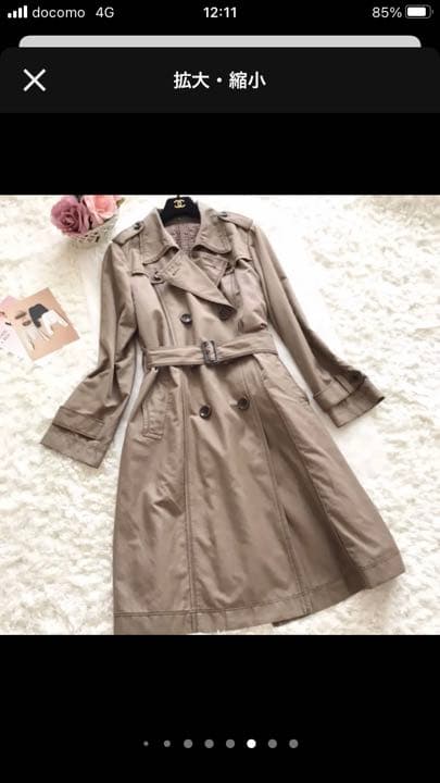 キ*ケ様 Leilian ♡ 大きいサイズファー　ライナー付きトレンチコート　ロ