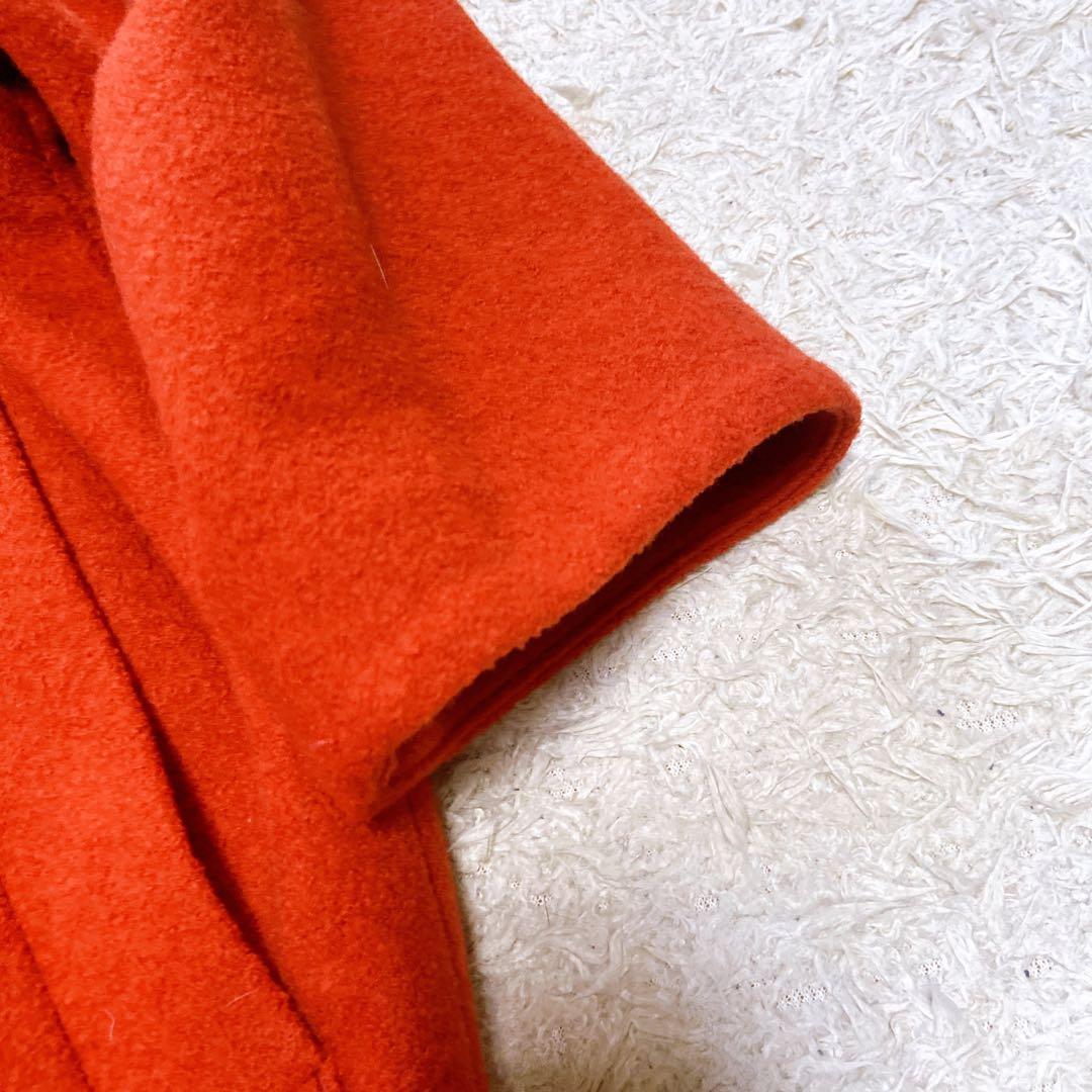 現行美品L'EQUIPE/レキップ　圧縮ブークレノーカラーコート　38size