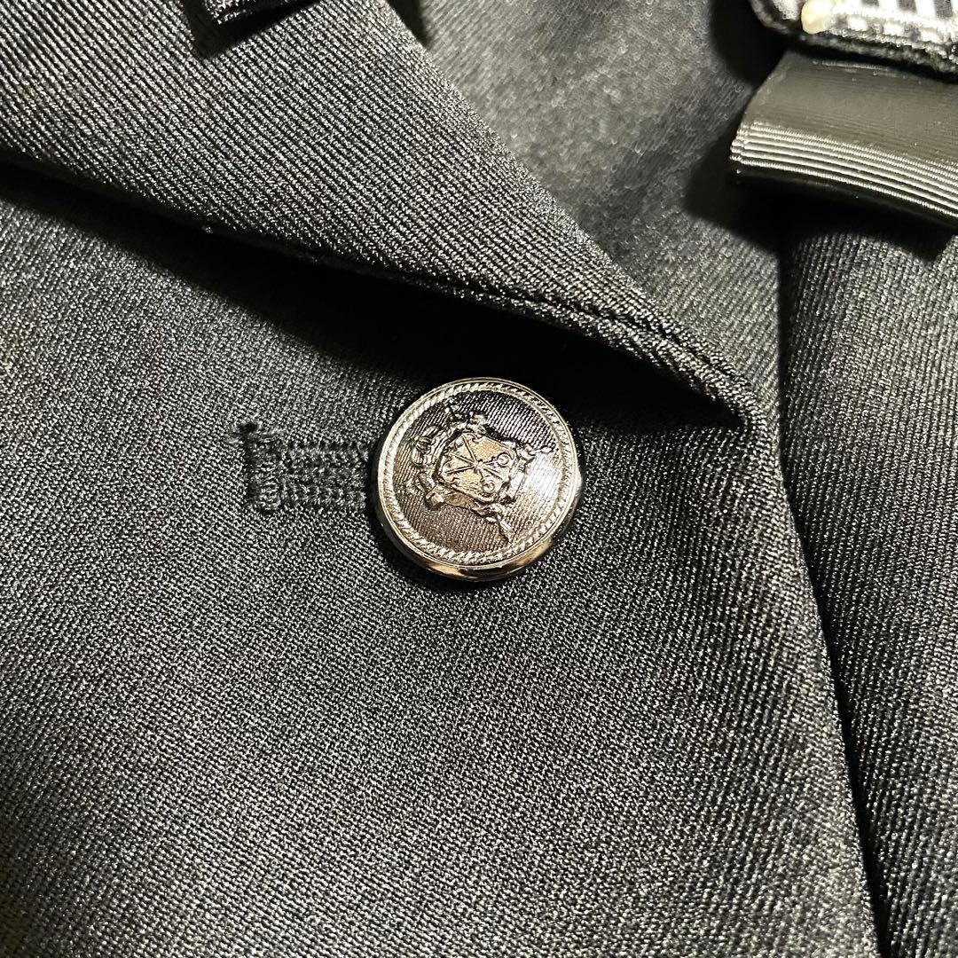 極美品♪アリサナ 165 スーツ 卒業式 黒 ロングスカート セットアップ