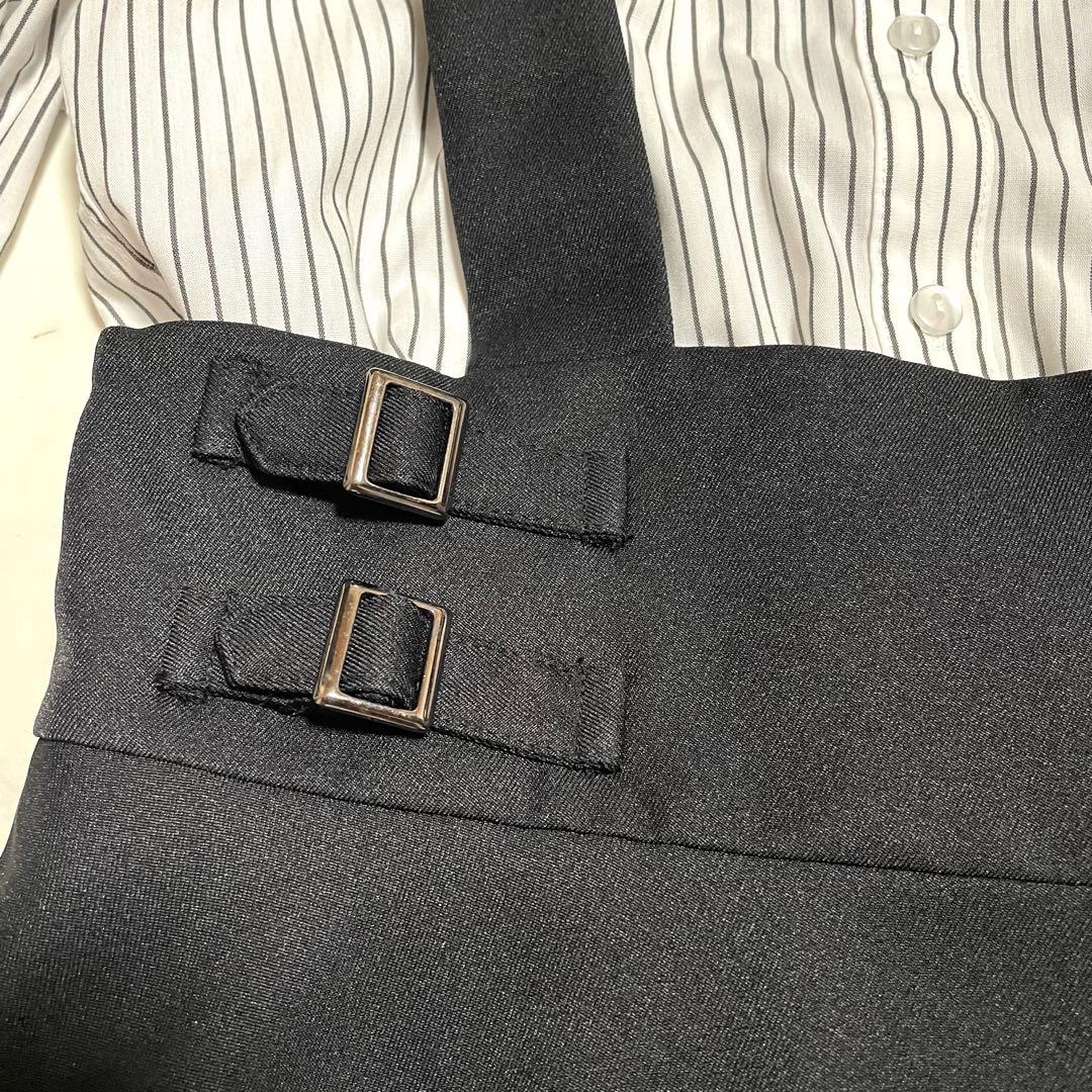 極美品♪アリサナ 165 スーツ 卒業式 黒 ロングスカート セットアップ