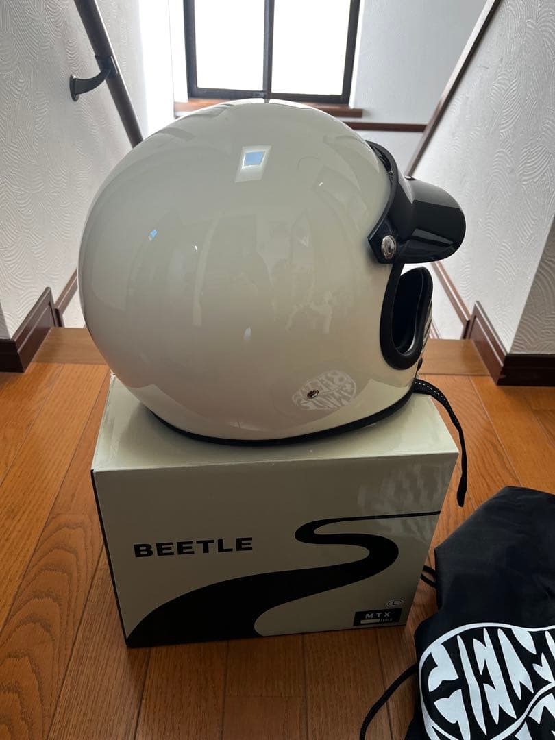 オーシャンビートル　Ocean BEETLE フルフェイスヘルメット ホワイト