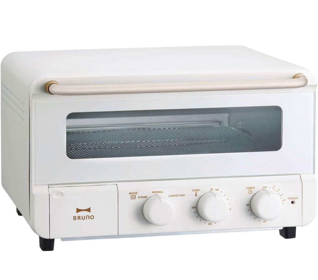 BRUNO スチーム&ベイク トースターWHITE BOE067-WH 未使用