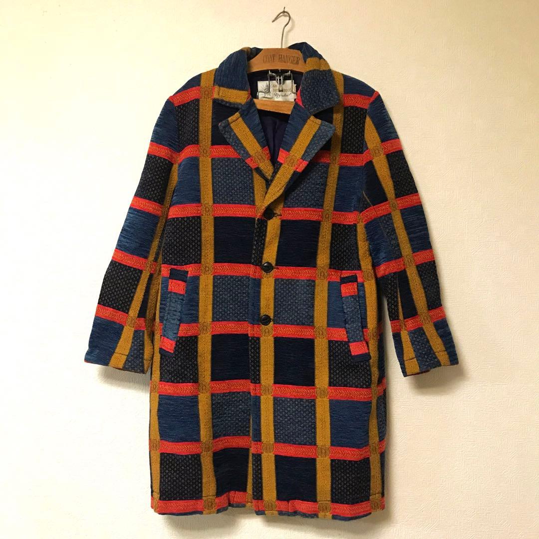 限定送料込み！gotohollywood チェック　チェスターコート　02