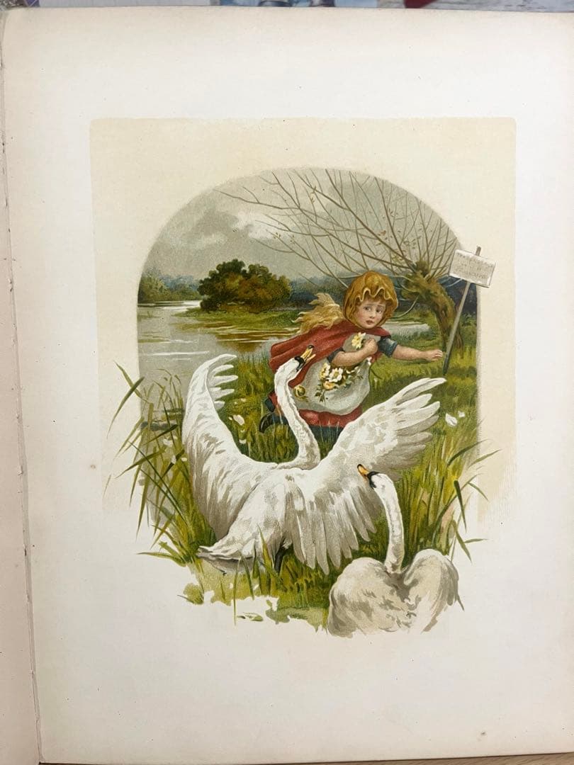 No.366 希少 古書 洋書 絵本 アンティーク ビクトリアン 詩集 児童書