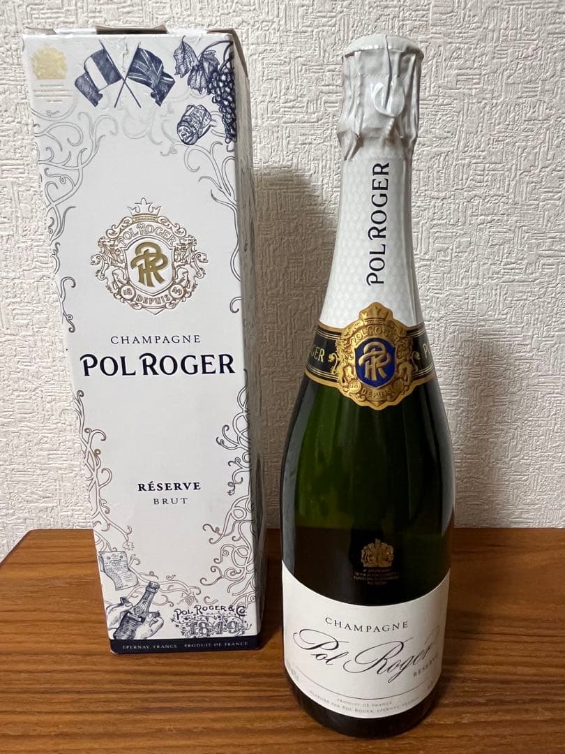 シャンパン750ml 2本箱入り　ポメリー ブリュット・ロゼ&Pol Roger