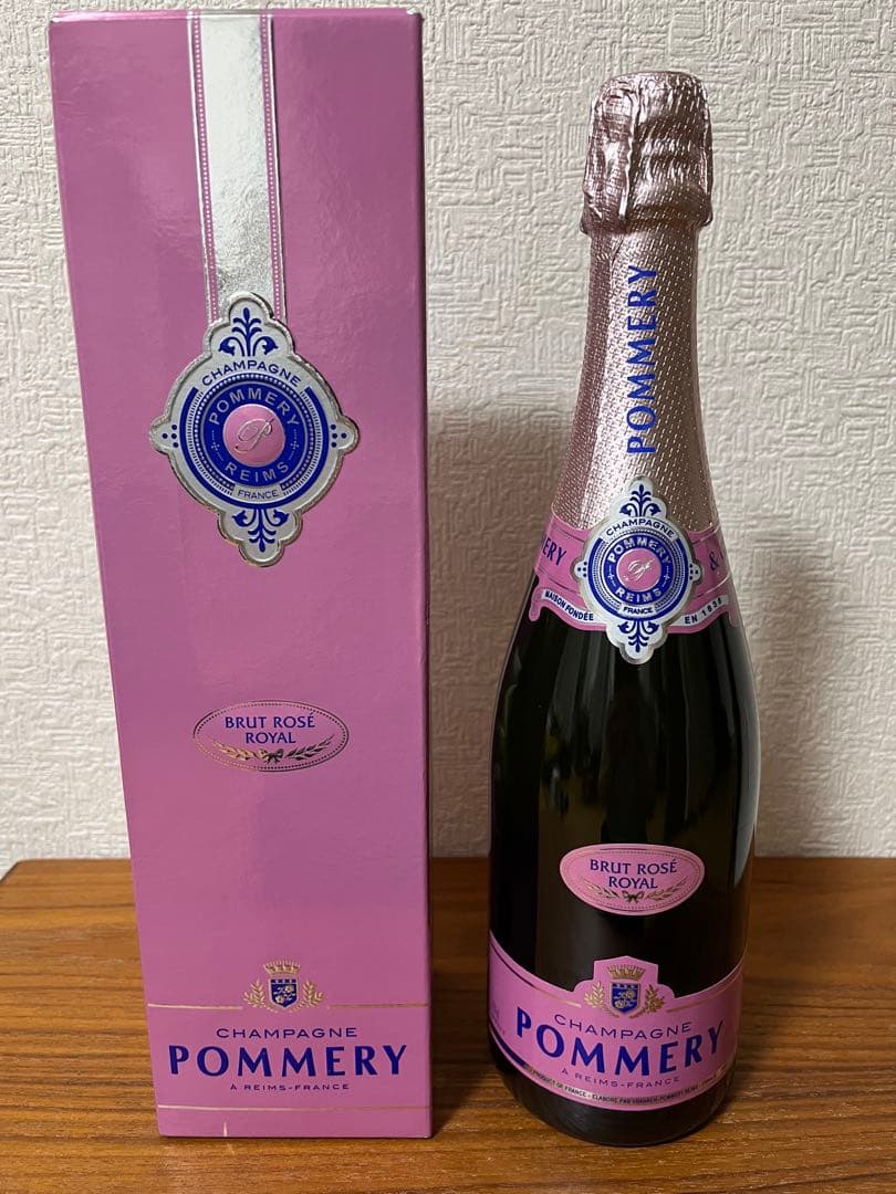 シャンパン750ml 2本箱入り　ポメリー ブリュット・ロゼ&Pol Roger