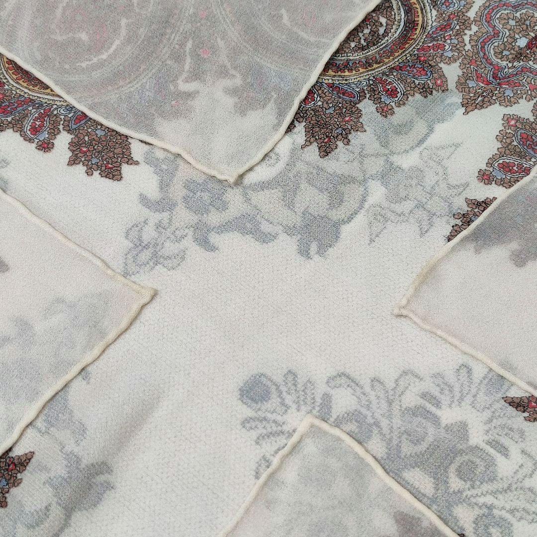 Yves Saint Laurent　スカーフ　125　シルクシフォン　タグ無し