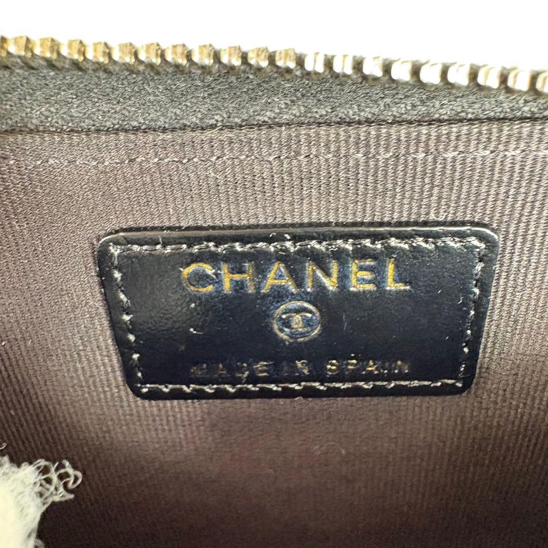 CHANEL マトラッセ　キャビアスキン　ケース　カードケース