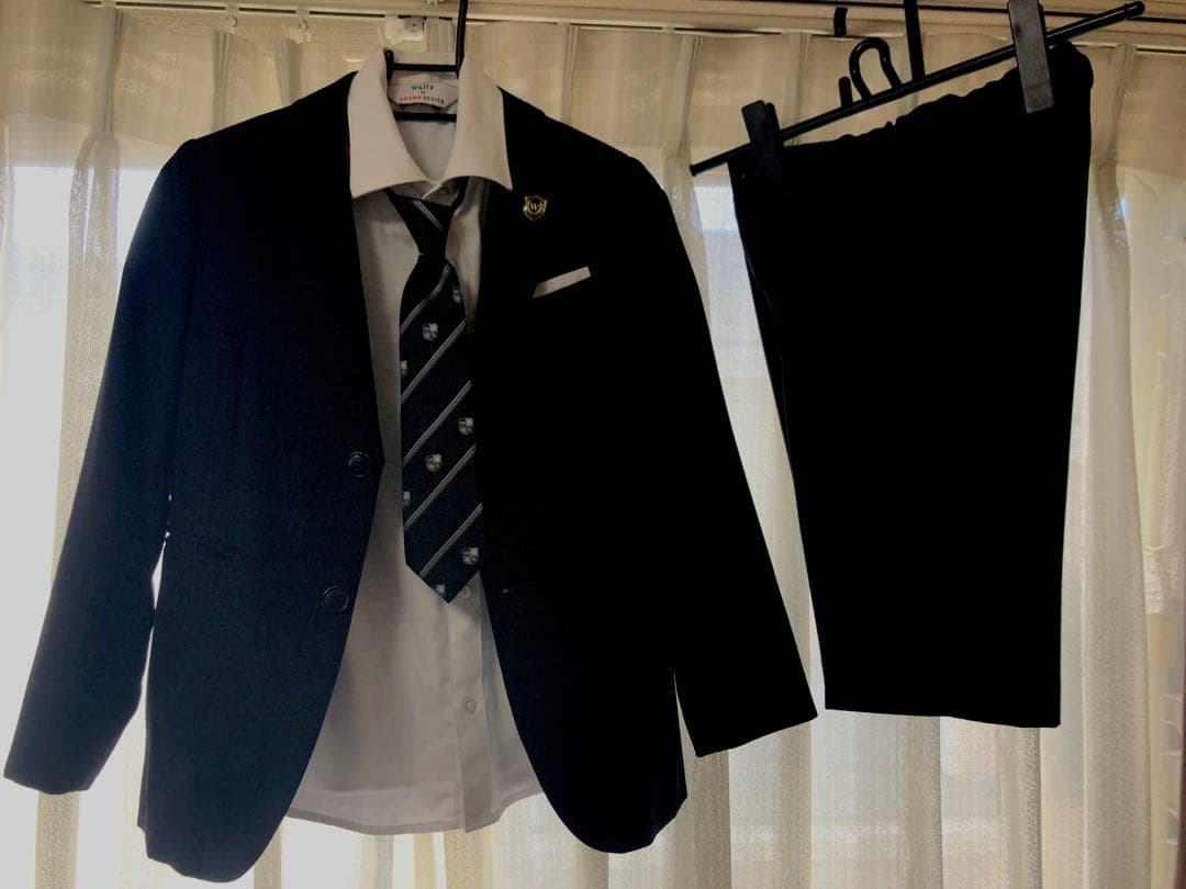 黒　男の子　スーツ130