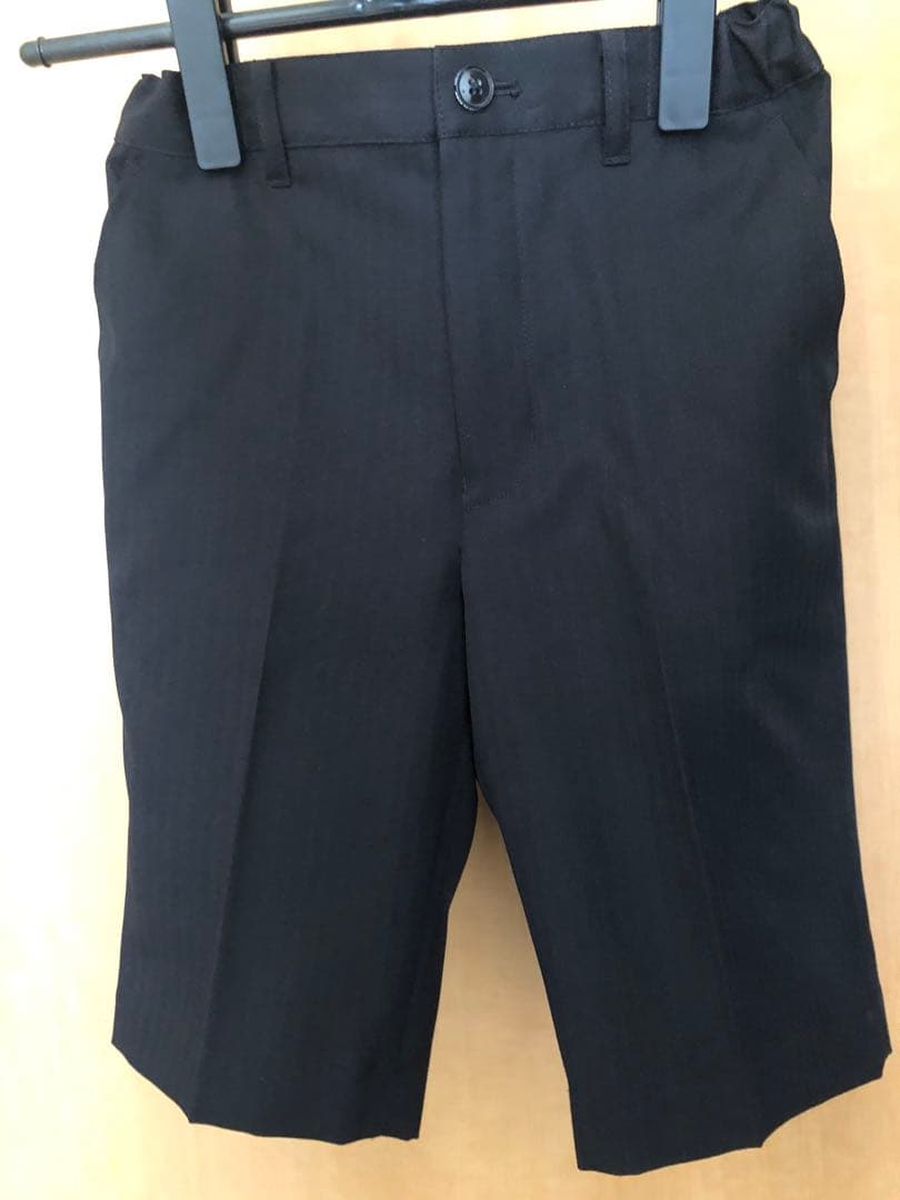 黒　男の子　スーツ130