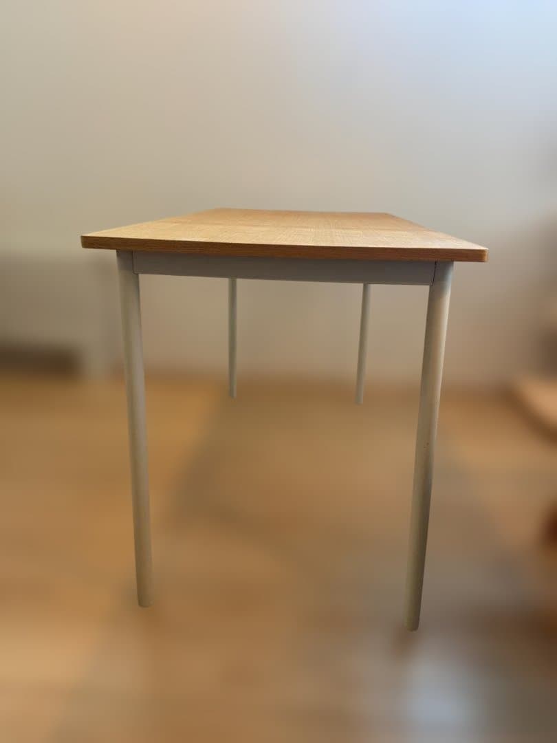 無印良品 幅120cmx奥行60cm タモ材システムデスク