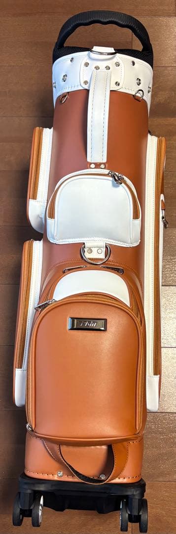 キャスター&ハンドル付きキャディバッグ