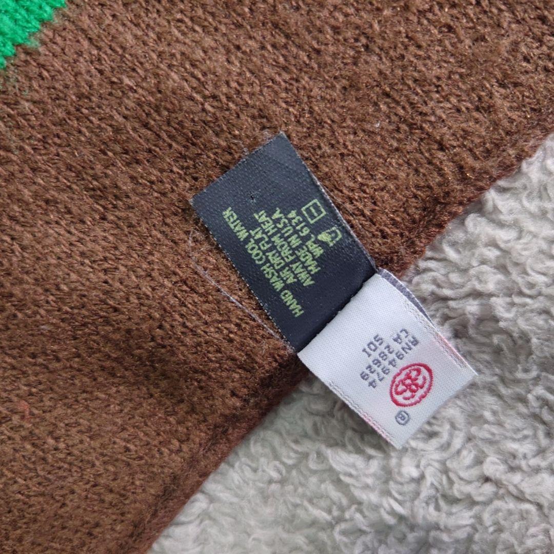 90s　USA製　ステューシー　マフラー　ストール　ラスタカラー　stussy